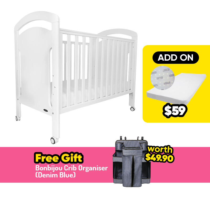 Bonbijou Osito 5-in-1 Baby Cot *Cot Only & Self-Collection & Self Assembly